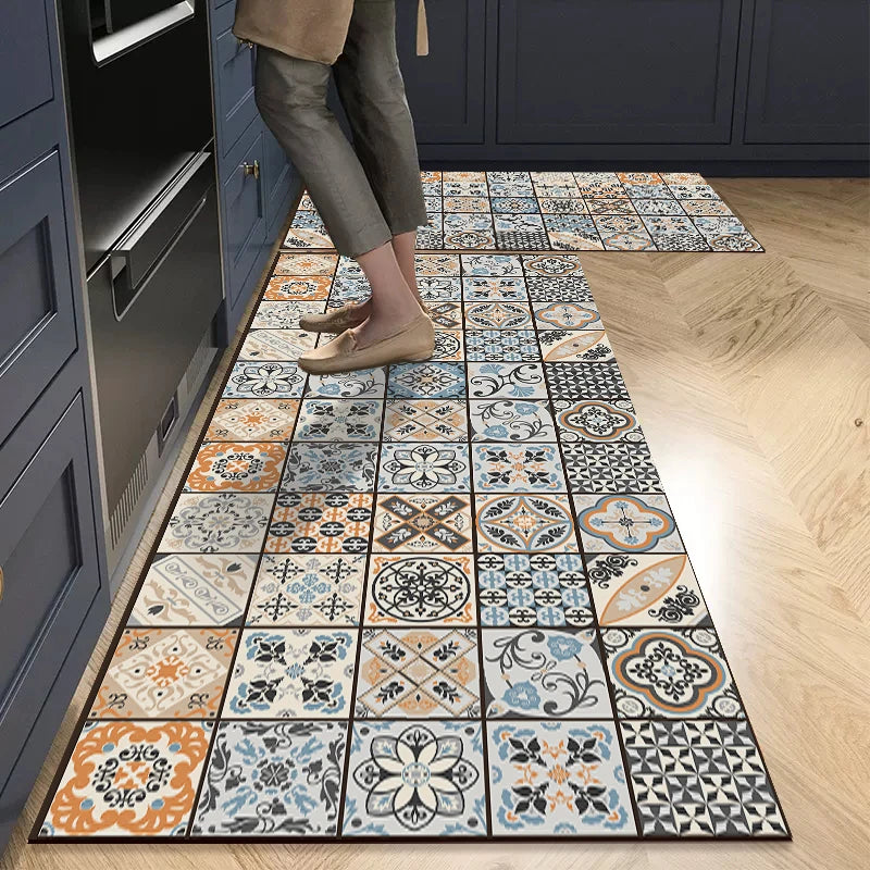 Absorbent Kitchen Floor Mat Diatomit Anti-Slip Carpet Waterproof Oilproof Kitchen Mat Living Room Doormat Kitchen Hallway Rug