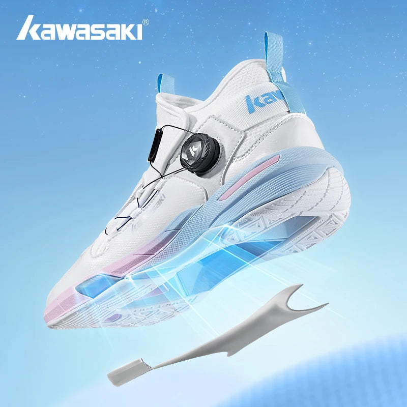 Kawasaki Badminton Shoes WIDE FEET FAVOR A3311 Sneakers Men Tennis Female Breathable Durable Sports Men's Sneaker Shoes