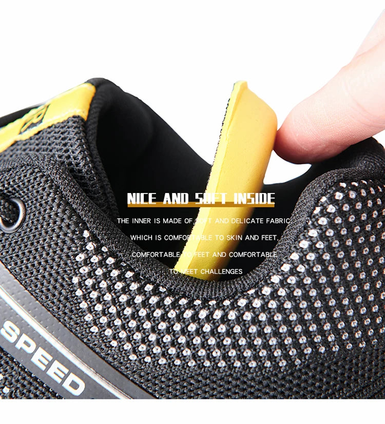 2024 New Men Running shoes Outdoor Breathable Anti-skid Wear-resistant Lace-up Sneakers Male Jogging Training Travel Sport Shoes