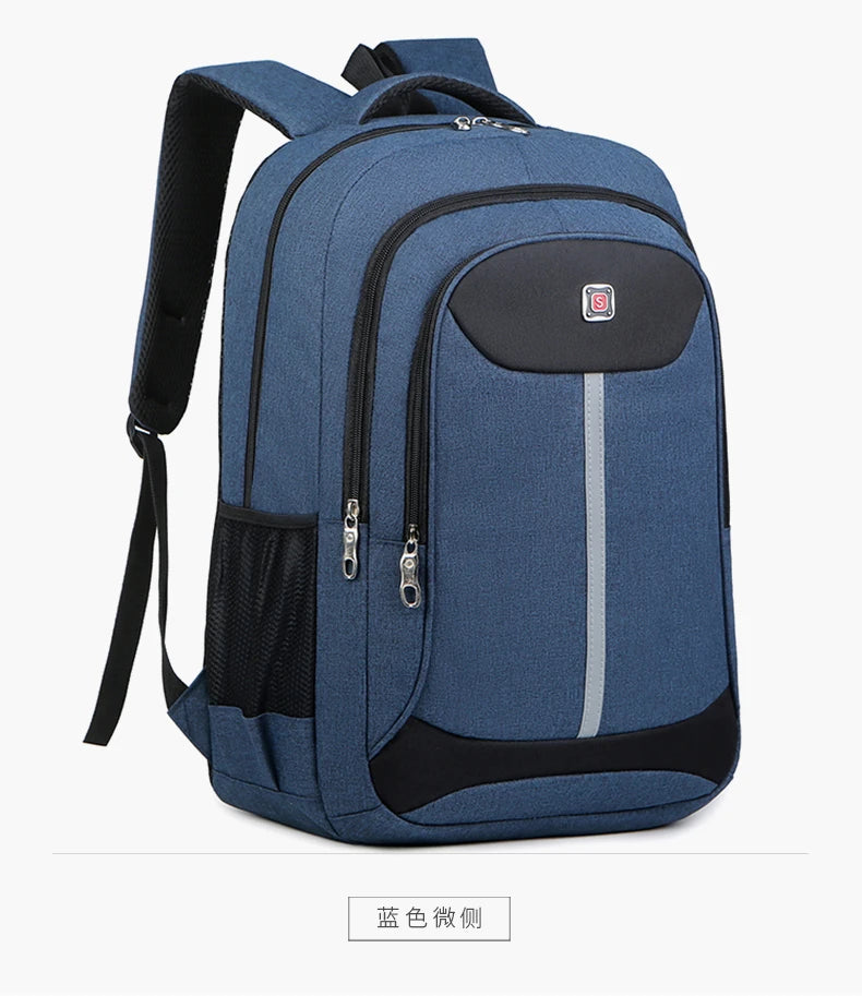 Fashion Casual Men's Backpack Men Bag Lightweight Nylon Fabric Travel Backpack School Bag Large Capacity Men's Laptop Backpack