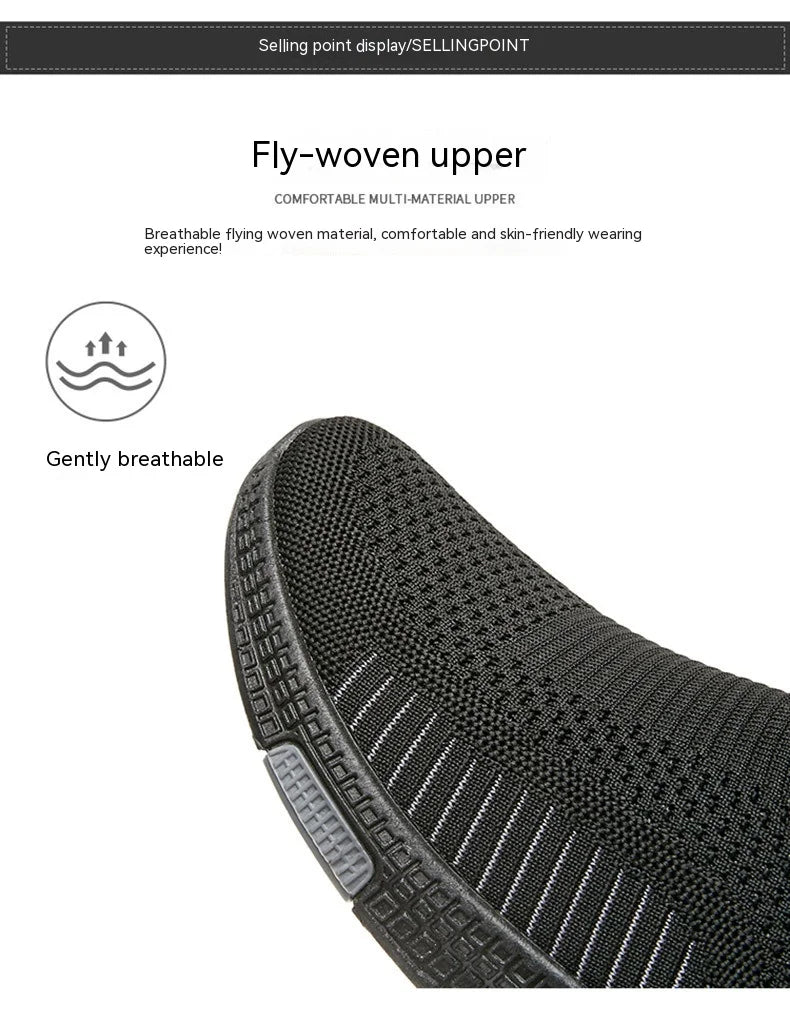 Xiaomi Youpin Sneakers Men Anti Odor Breathable Sports Flying Woven Walking Fashion Retro Casual Loafers Outdoor Casual Shoes