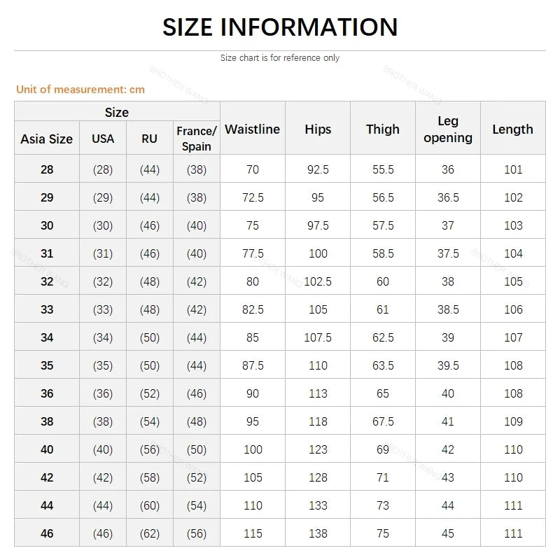 2024 Summer New Men's Thin Jeans Elastic Waist Loose Straight Comfortable Casual Denim Pants Brand Trousers Plus Size 42 44 46