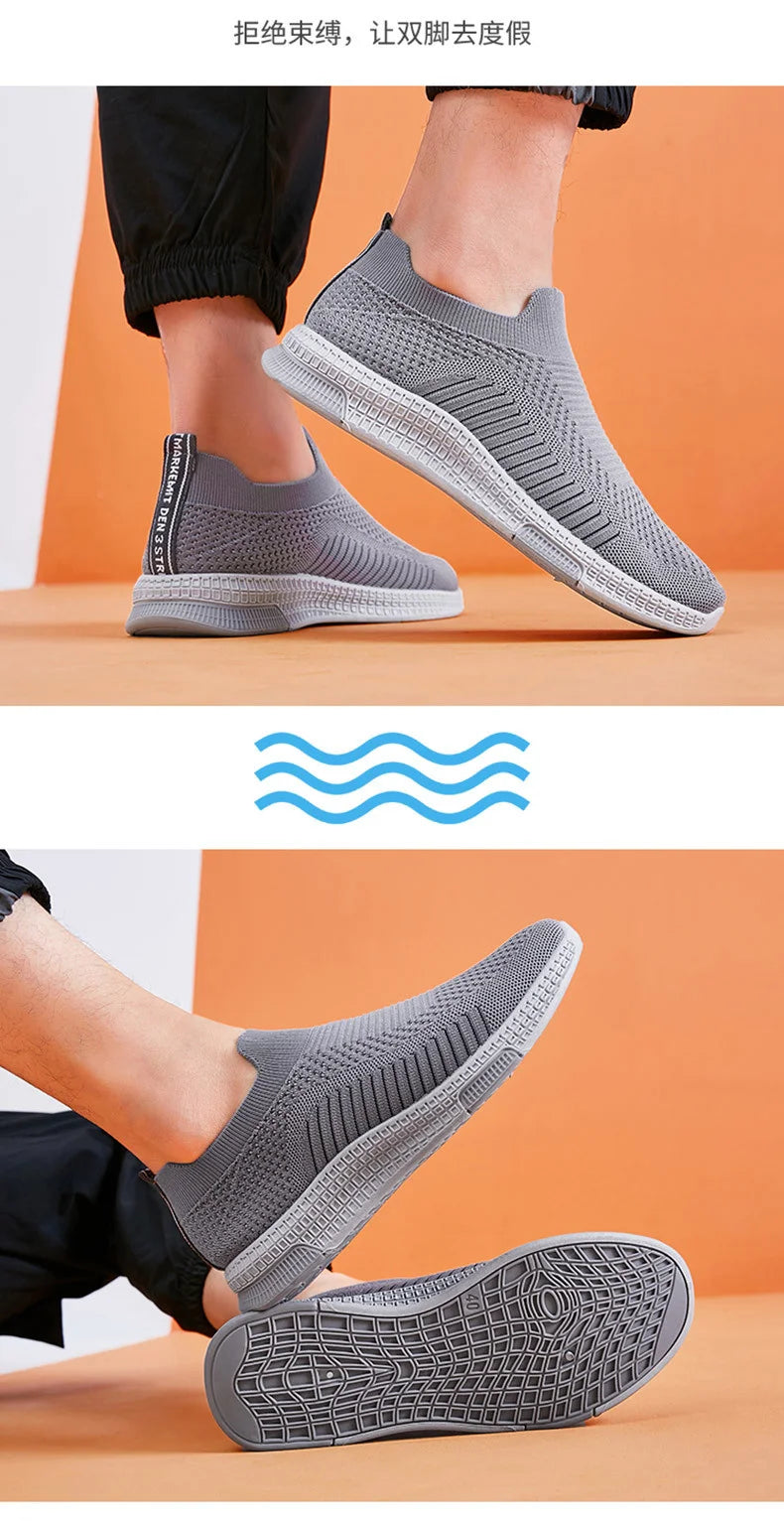 Xiaomi Youpin Sneakers Men Anti Odor Breathable Sports Flying Woven Walking Fashion Retro Casual Loafers Outdoor Casual Shoes