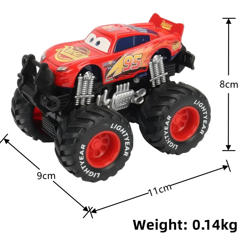 Large size Disney Pixar Cars Toy Bigfoot McQueen Jackson Storm Mater Inertial force car Model Toy For Kid birthday Gift