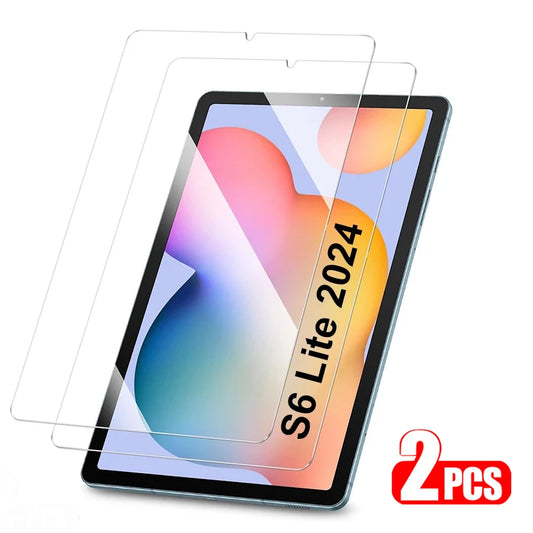 2PCS For Samsung Galaxy Tab S6 lite 2024 10.4 inch Tempered Glass Screen Protector SM-P620 SM-P625 Tablet Proof Protective Film