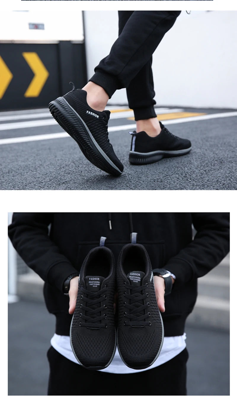 Athletic Shoes for Men Shoes Sneakers Black Shoes Casual Men Women Knit Sneakers Breathable Athletic Running Walking Gym Shoes