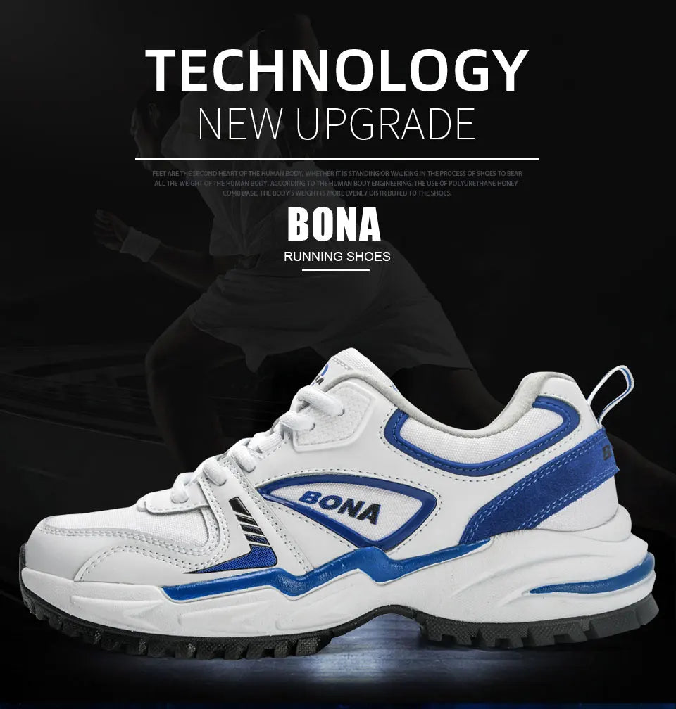 BONA 2023 New Designers Outdoor Sports Shoes Running Shoes Women Fashion Sneakers Comfortable Athletic Training Footwear Ladies