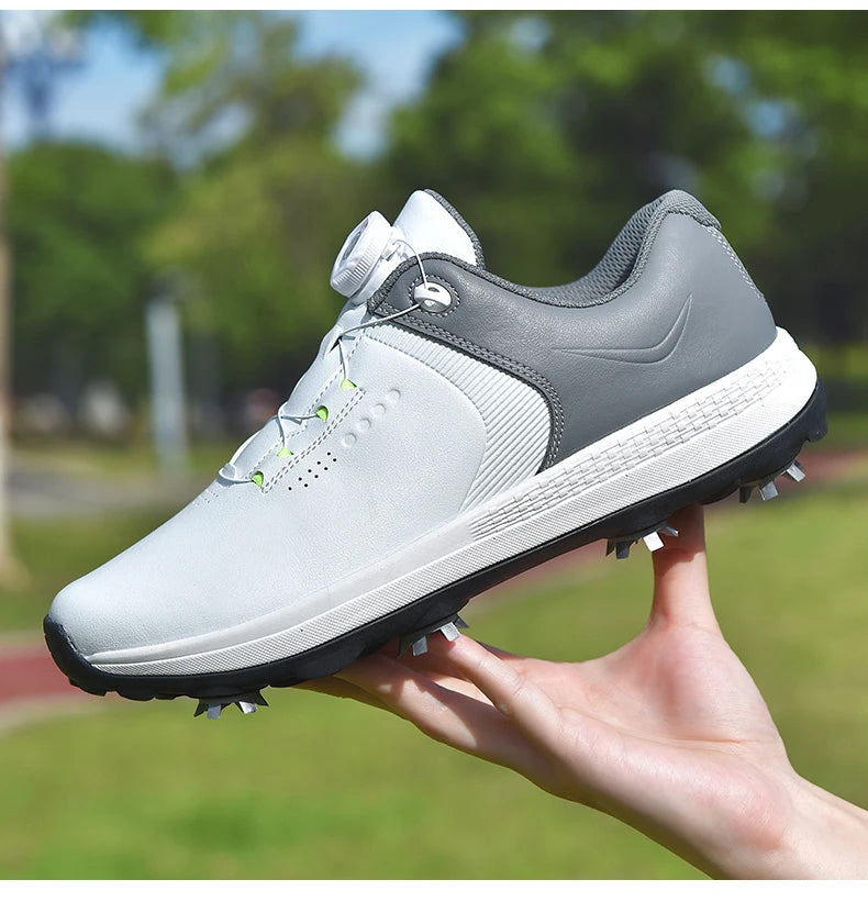 New Men Golf Shoes Spikes Professional Golf Wears Comfortable Golfers Shose Light Weight Walking Sneakers