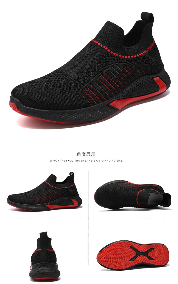 Xiaomi Youpin Casual Shoes Men Soft Soled Hard Wearing Walk Sneakers Cushioning Lace Up High Quality Sport Footwear Safety Boots