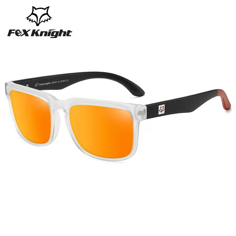 New Fox Knight Brand Square Sunglasses Women Men High Quality Glasses Outdoor Riding Fishing Sun Glasses Retro Shades Uv400