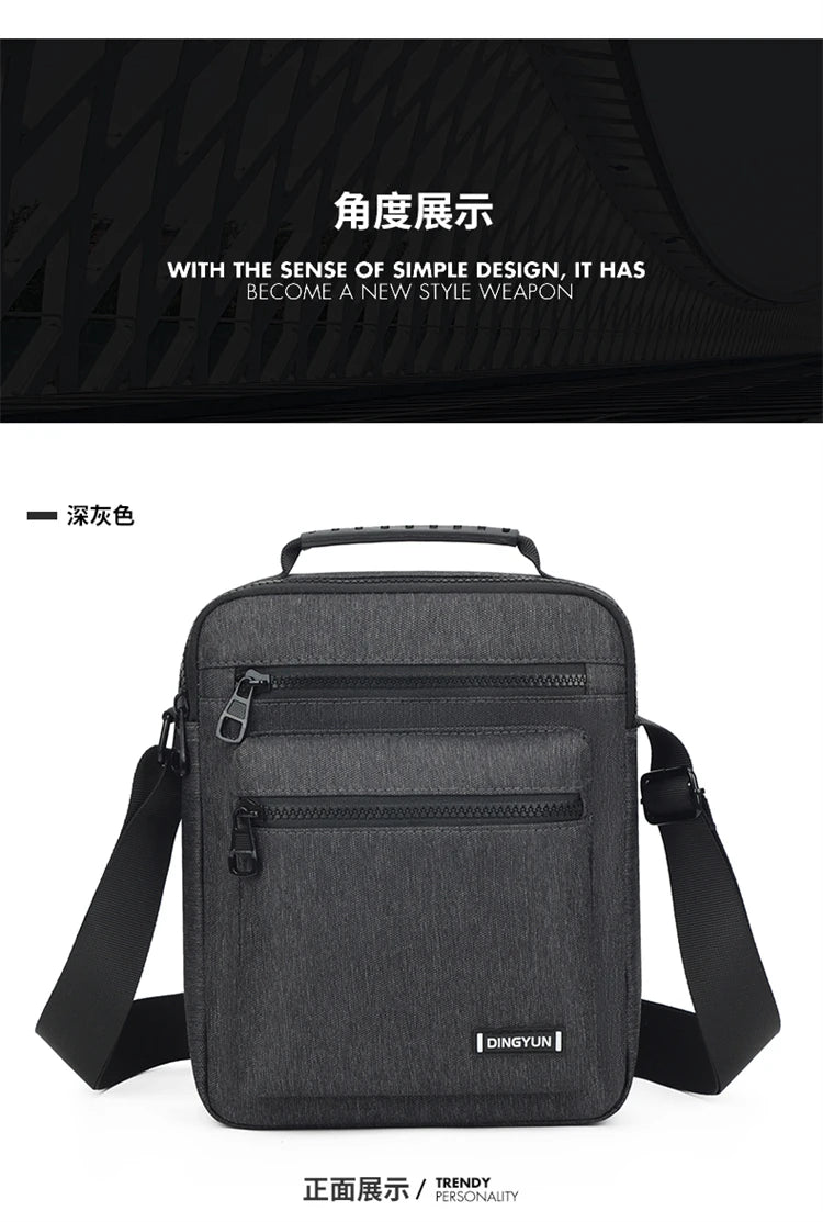 Casual Men's Handbag Shoulder Bag Lightweight Oxford Men's Purse Small Crossbody Bag Fashion Stylish Men's Bag Messenger Bag SAC