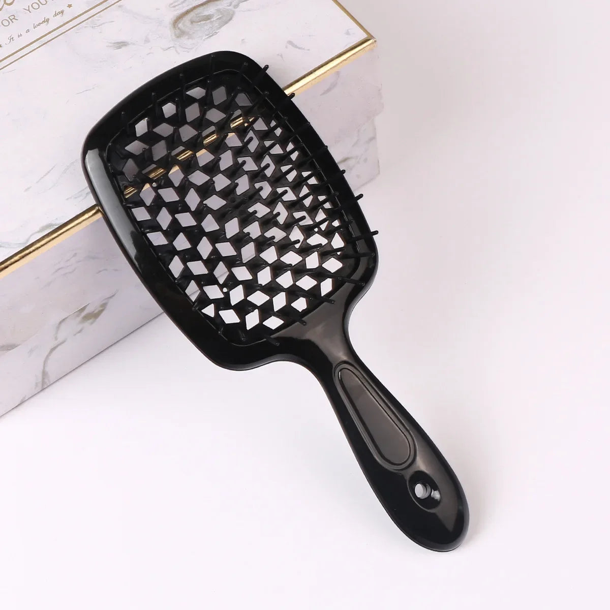 Original Fhi Heat  Hair Hollow Comb Ventilation Massage Comb Hollowing Out Hairbrush Untangle Unknot Undo Hair Care