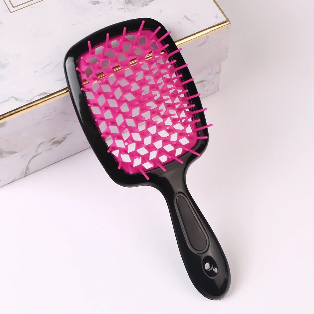 Original Fhi Heat  Hair Hollow Comb Ventilation Massage Comb Hollowing Out Hairbrush Untangle Unknot Undo Hair Care