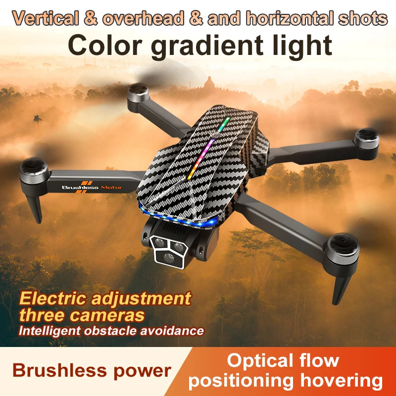 Xiaomi D9 DRONE 8K Brushless Motor Professional 8K Three Camera Obstacle Avoidance Optical Flow RC Quadcopter Gifts Toys New Hot