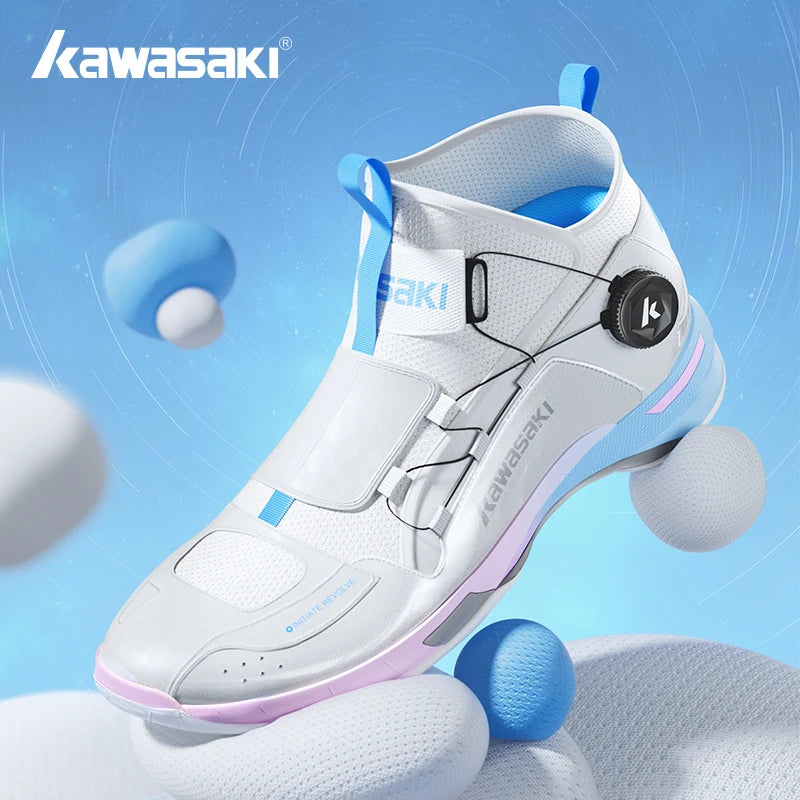 Kawasaki Badminton Shoes WIDE FEET FAVOR A3311 Sneakers Men Tennis Female Breathable Durable Sports Men's Sneaker Shoes