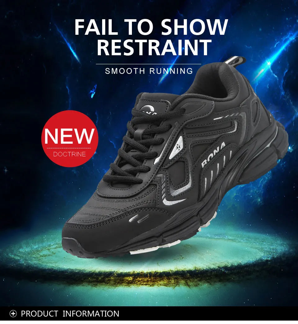 BONAsrsy er BONA 2023 New Designers  Man Anti-slip Jogging Footwear Trendy Running Shoes Men Outdoor Walking Sport Shoes Sneaker