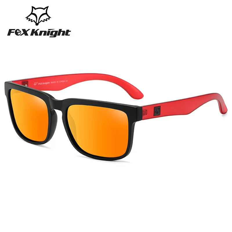 New Fox Knight Brand Square Sunglasses Women Men High Quality Glasses Outdoor Riding Fishing Sun Glasses Retro Shades Uv400