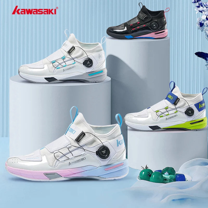 Kawasaki Badminton Shoes WIDE FEET FAVOR A3311 Sneakers Men Tennis Female Breathable Durable Sports Men's Sneaker Shoes