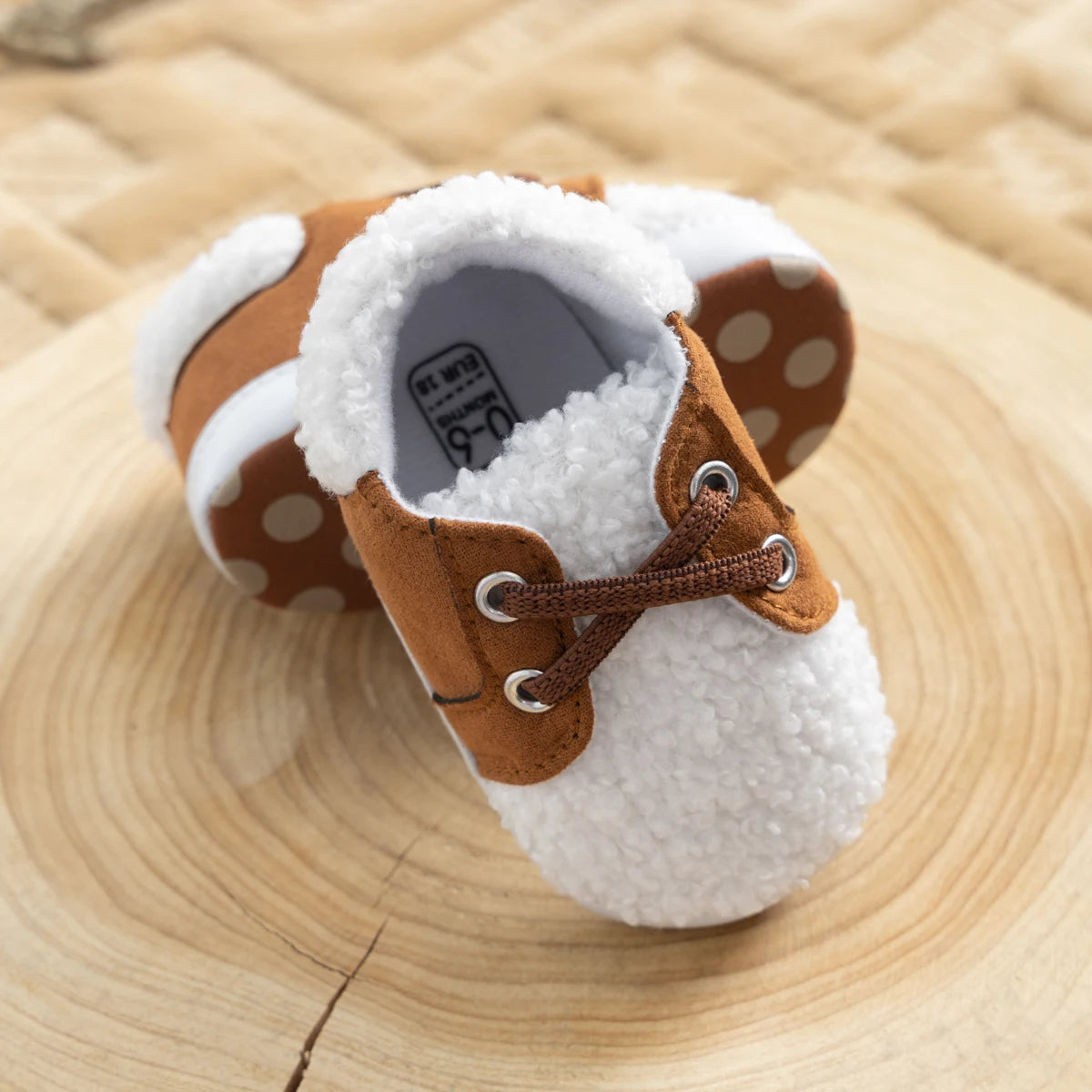 Fashion Newborn Winter Cotton Baby Boys Shose Plush Soft Bottom Non-Slip Baby Toddler Shoes Girl First Walkers Crib Shoes 0-18M