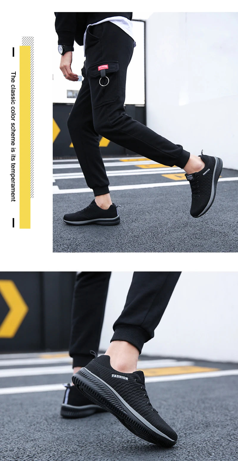 Athletic Shoes for Men Shoes Sneakers Black Shoes Casual Men Women Knit Sneakers Breathable Athletic Running Walking Gym Shoes