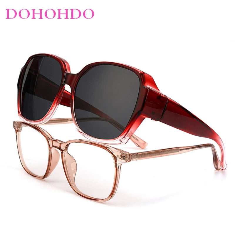 2023 Polarized Sunglasses Frame For Myopia Driver Classic Sun Glasses Men UV400 Polarize Lenes Universal Optical Eyewear Frame