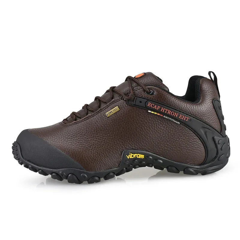 High Quality Unisex Hiking Shoes Autumn Winter genuine leather Outdoor Mens women Sport Trekking Mountain Athletic Shoes 224-5