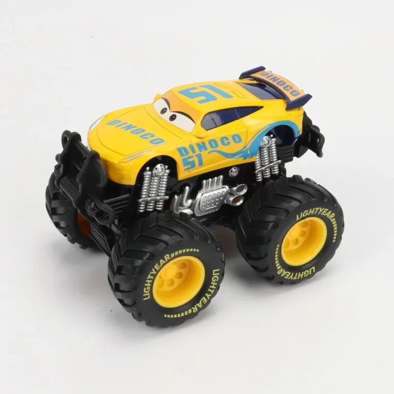 Large size Disney Pixar Cars Toy Bigfoot McQueen Jackson Storm Mater Inertial force car Model Toy For Kid birthday Gift