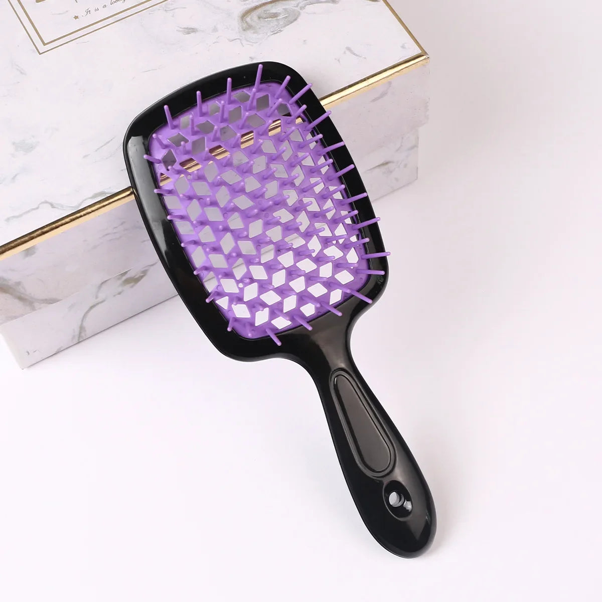 Original Fhi Heat  Hair Hollow Comb Ventilation Massage Comb Hollowing Out Hairbrush Untangle Unknot Undo Hair Care