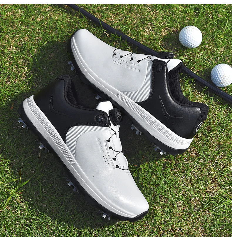 New Men Golf Shoes Spikes Professional Golf Wears Comfortable Golfers Shose Light Weight Walking Sneakers