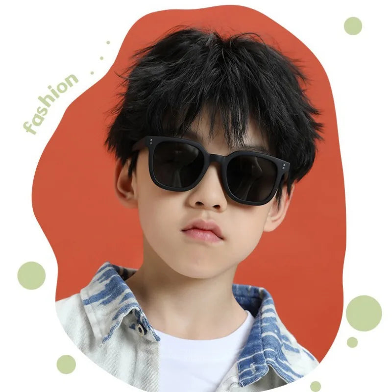 Children's Small Frame Square Sunglasses Girl Brand Designer Fashion Sun Glasses Boys Outdoor Shading Eyewear UV400 Gafas De Sol