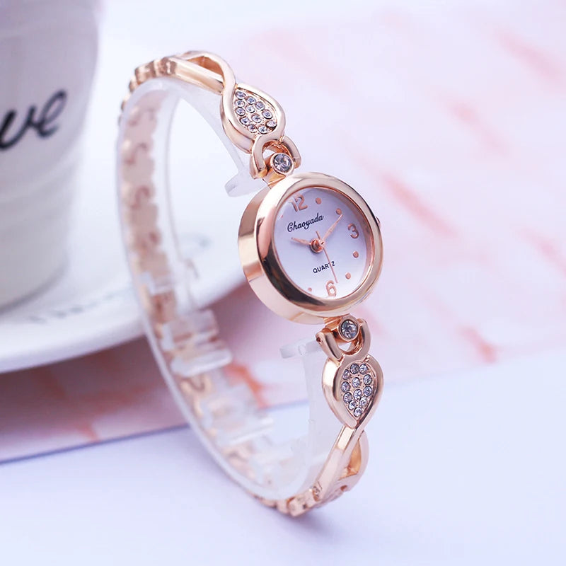 woman girls water droplets shape Bracelet watches diamond luxurious female young woman quartz watches thin strap fashion watches