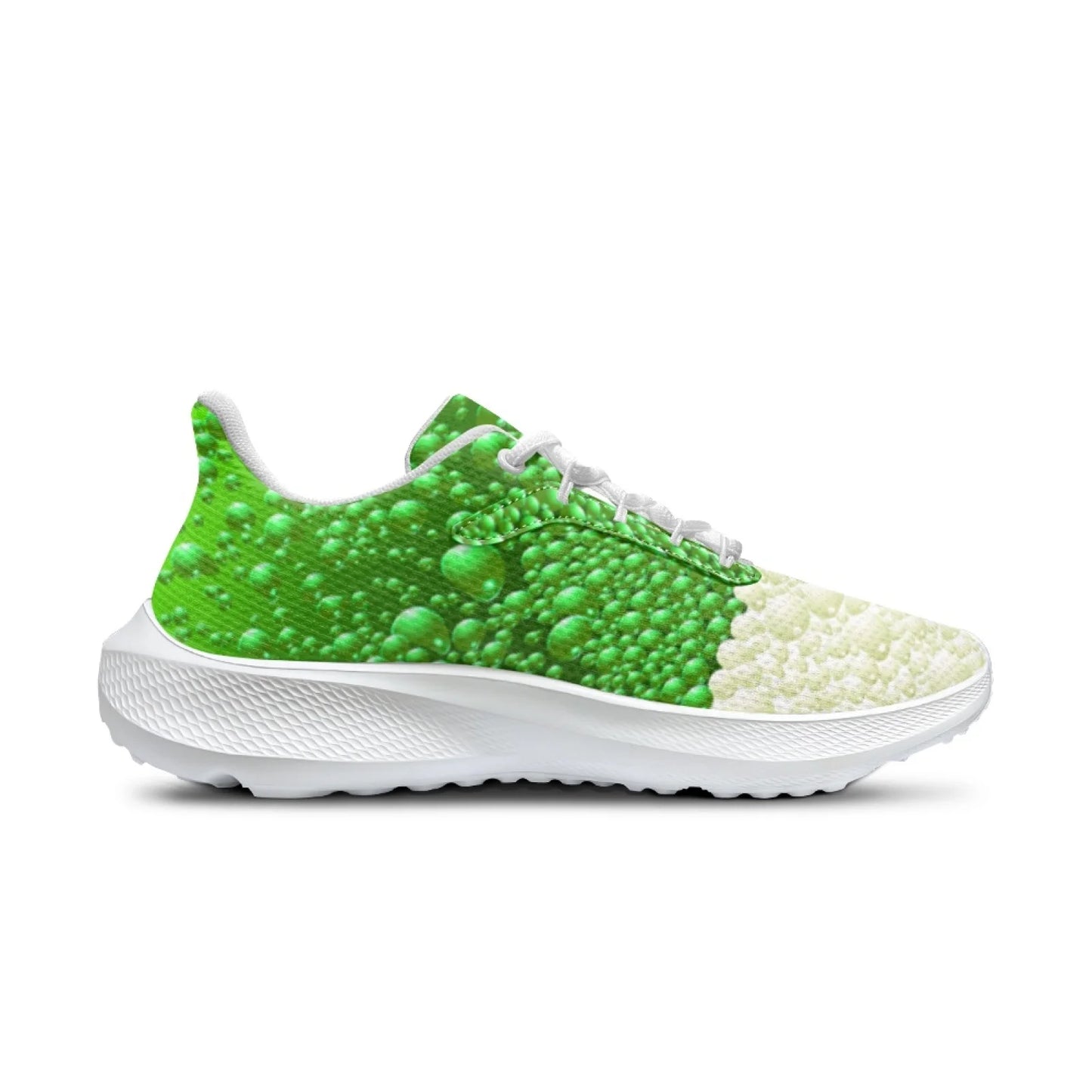 INSTANTARTS St. Patrick's Day Green Beer Designer Brand Sneakers Clover Print Running Shoes For Women Casual Walking Shose Flats