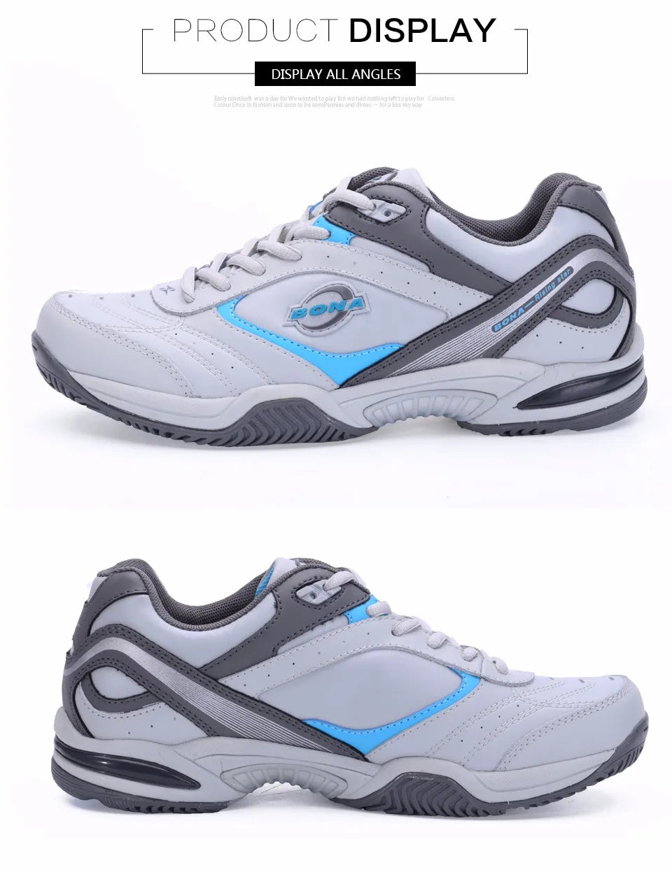 BONA New Classics Style Men Tennis Shoes Athletic Sneakers For Men Orginal Professional Sport Table Tennis Shoes