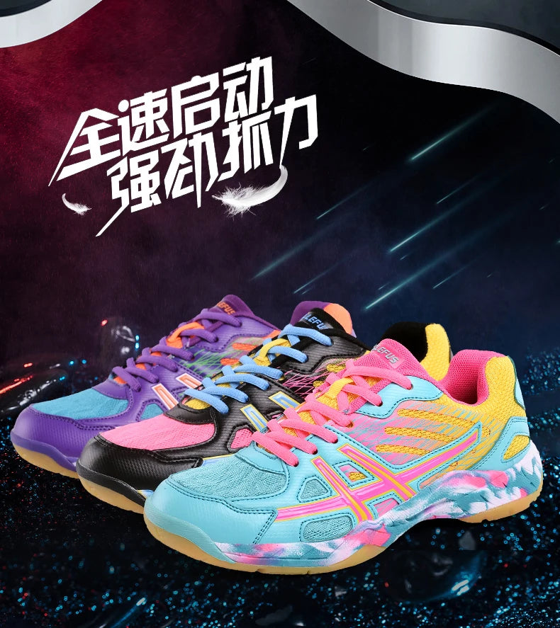 Women Men Kids Badminton Shoes Table Tennis Volleyball Sneakers Training Tenis Sports Handball Athletics Non Slip