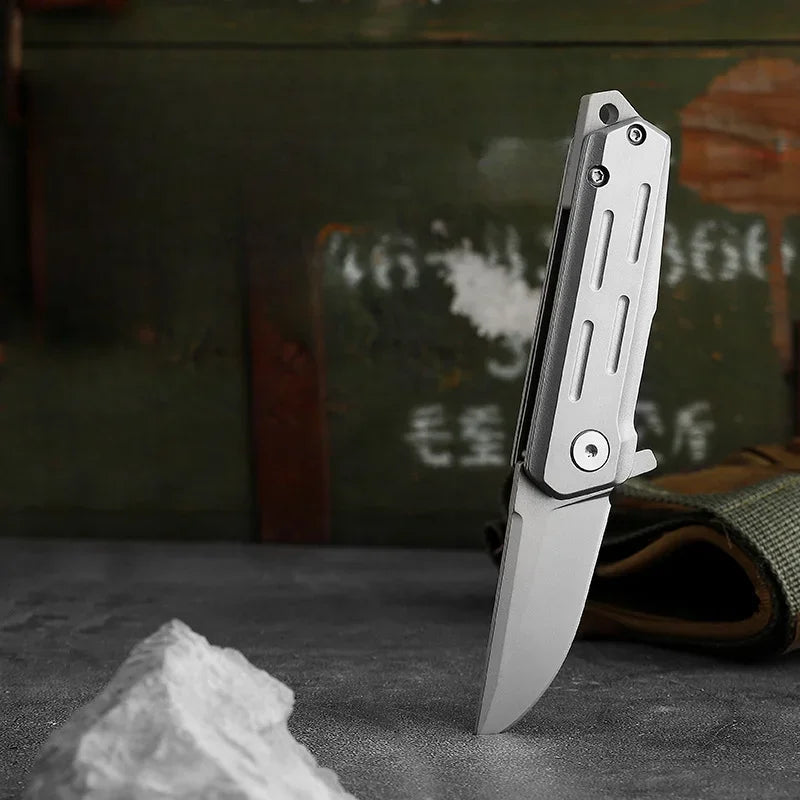 Portable Folding Pocket Knife with Stainless Steel Blade, Outdoor Travel Camping Tools, Keychain, Pendant, Holiday Gift