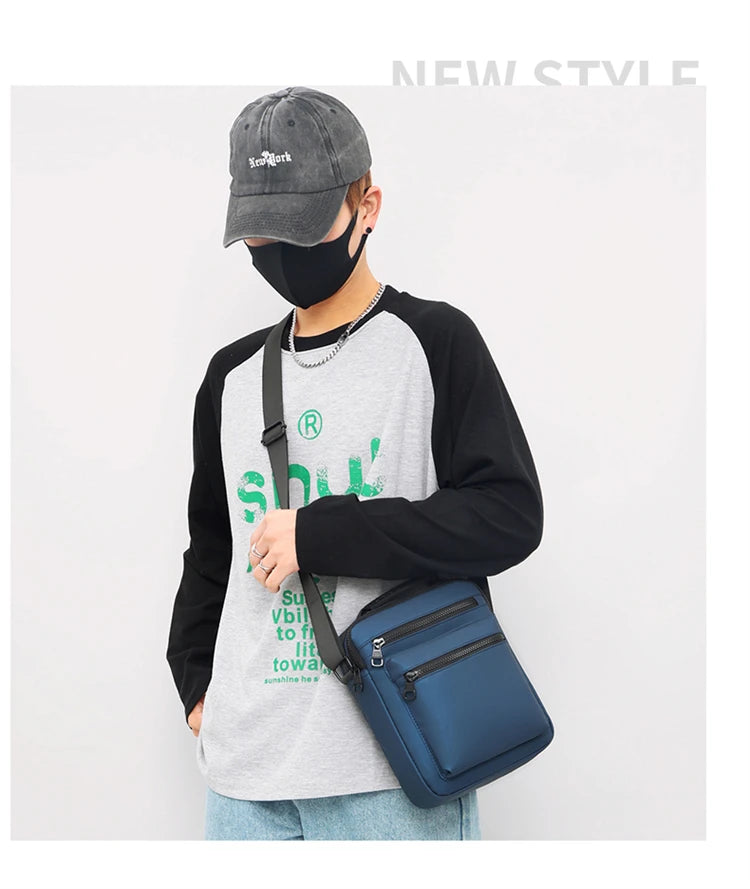 Casual Men's Handbag Shoulder Bag Lightweight Oxford Men's Purse Small Crossbody Bag Fashion Stylish Men's Bag Messenger Bag SAC