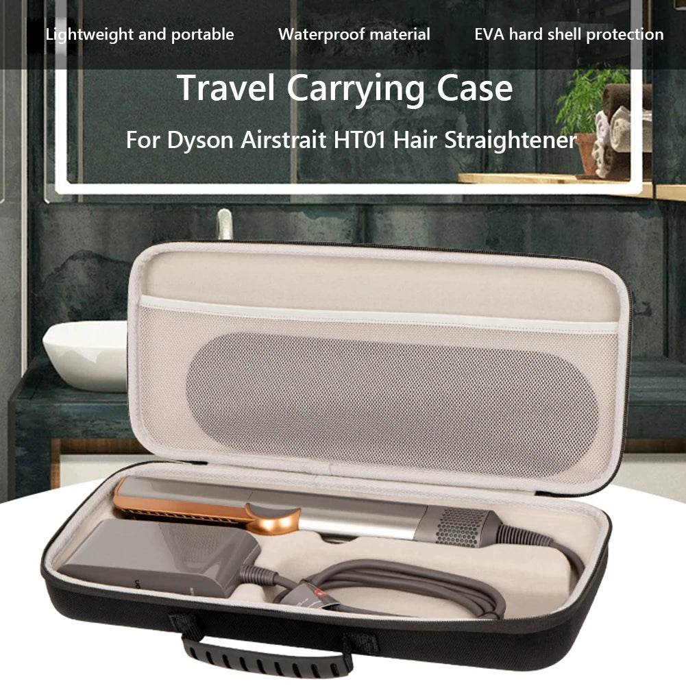 EVA Hard Carrying Case for Dyson Airstrait HT01 Hair Straightener Storage Bag Portable Travel Protective Case for Airstrait HT01