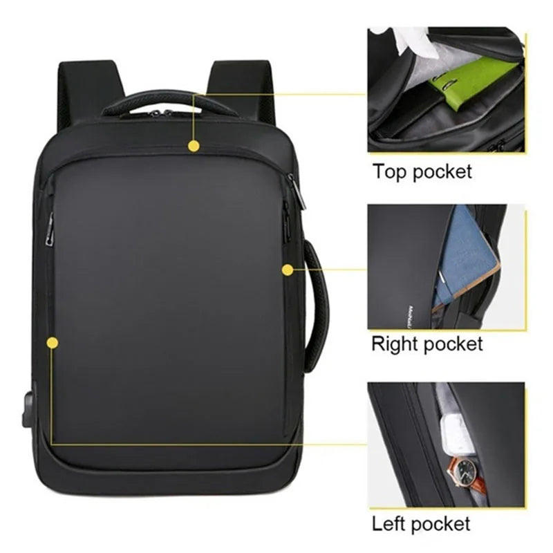 New Men's Waterproof Backpack Fashion Back Bag for Men Backpack Book Bag Men's Stylish Backpack 15.6" Notebook Backpack Gifts