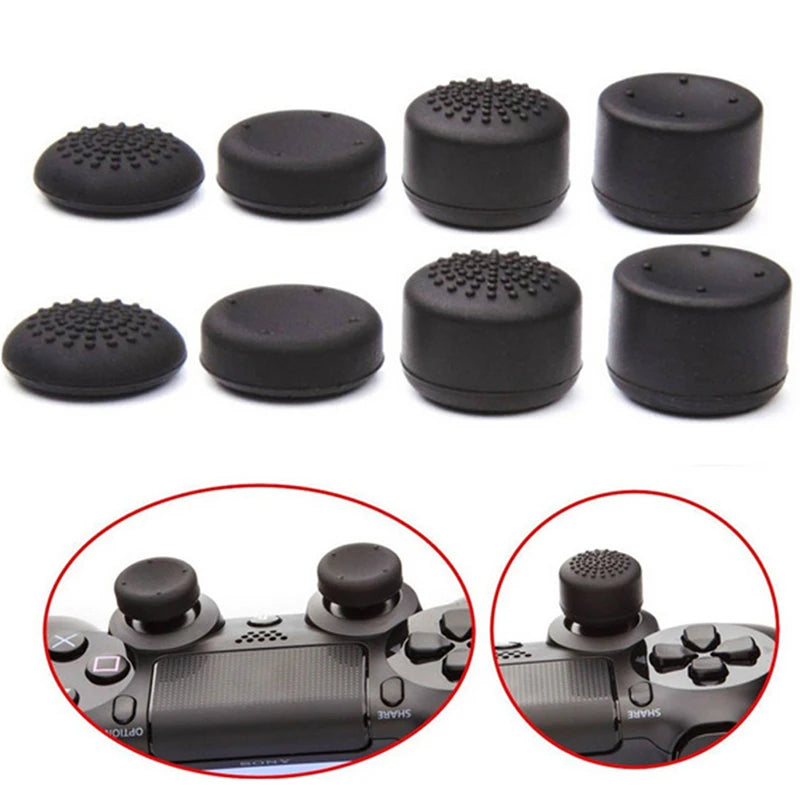 8X Silicone Replacement Key Cap Pad for PS4 Controller Gamepad Game Accessories