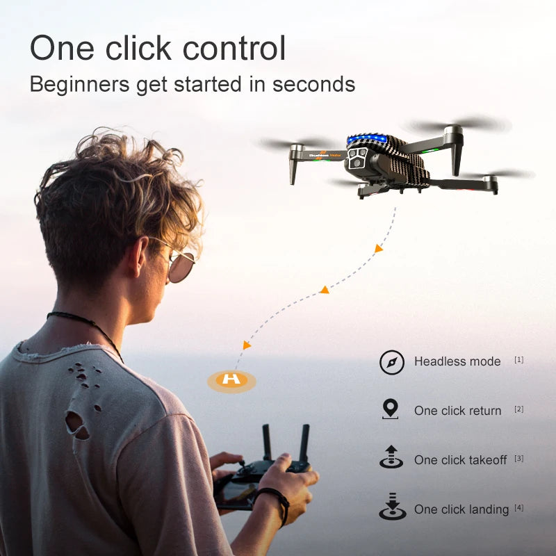 Xiaomi D9 DRONE 8K Brushless Motor Professional 8K Three Camera Obstacle Avoidance Optical Flow RC Quadcopter Gifts Toys New Hot