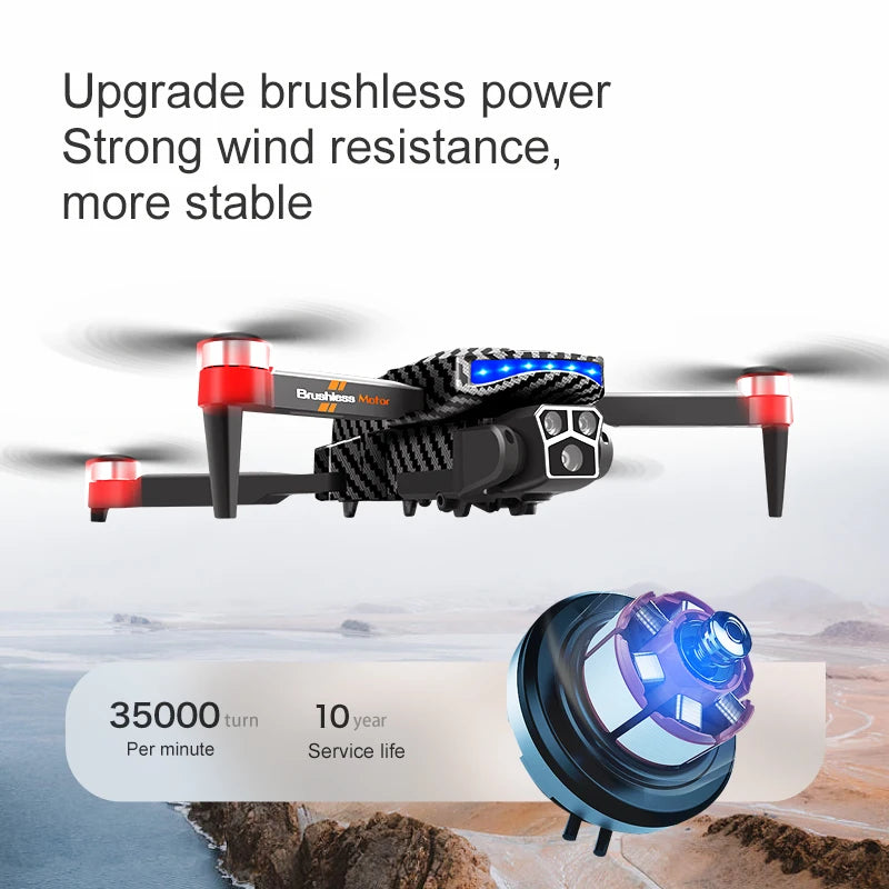 Xiaomi D9 DRONE 8K Brushless Motor Professional 8K Three Camera Obstacle Avoidance Optical Flow RC Quadcopter Gifts Toys New Hot