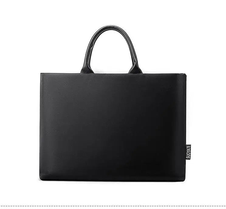 Business Men's Briefcase Business Document Information Kit Laptop Handbag Gift Advertising Computer Bag bolso hombre