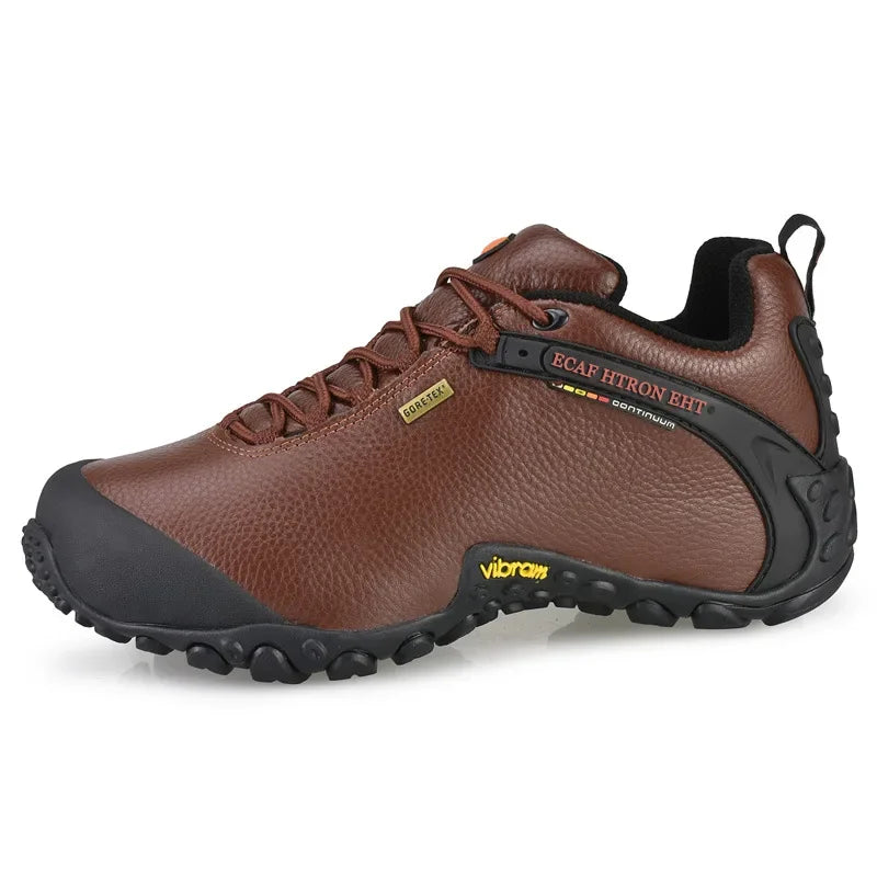 High Quality Unisex Hiking Shoes Autumn Winter genuine leather Outdoor Mens women Sport Trekking Mountain Athletic Shoes 224-5