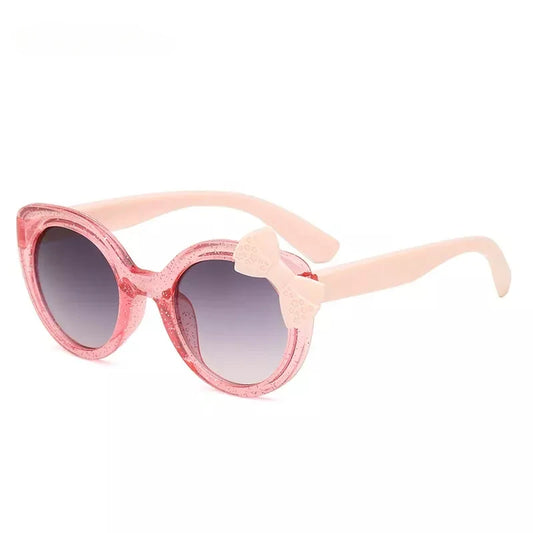 Bowknot Lovely Cat Eye Children Sunglasses Personality Sun Glasses Kids Cute Baby Eyewear Trend Girls Boy Eyeglasses