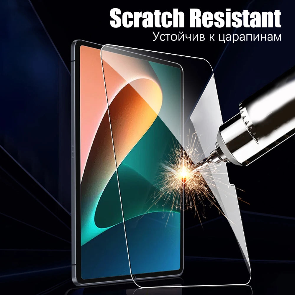 2pcs Tempered Glass Screen Protector For Xiaomi Pad 5 6 Glass Protector MiPad 5/6 Pro Redmi Pad 6s Pro 12.4 9H Protective Film