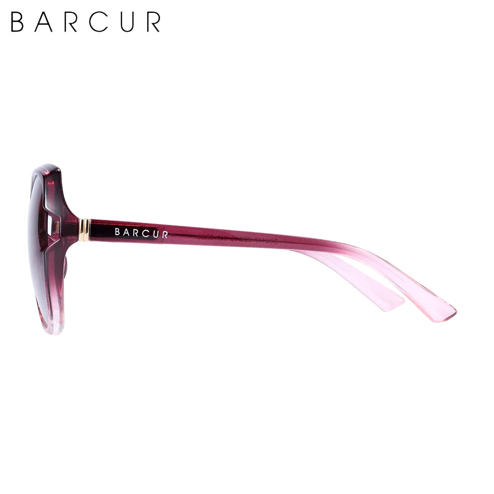 BARCUR Sunglasses Women Oversized Polarized Sun glasses for Women Eyewear Gradient Ladies Shades UV400 Protection Oculos